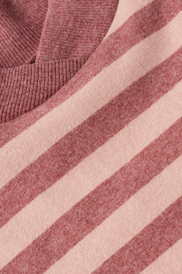 Intimssimi Winter Candies Striped Long Sleeve Top Pink | USQAV45609