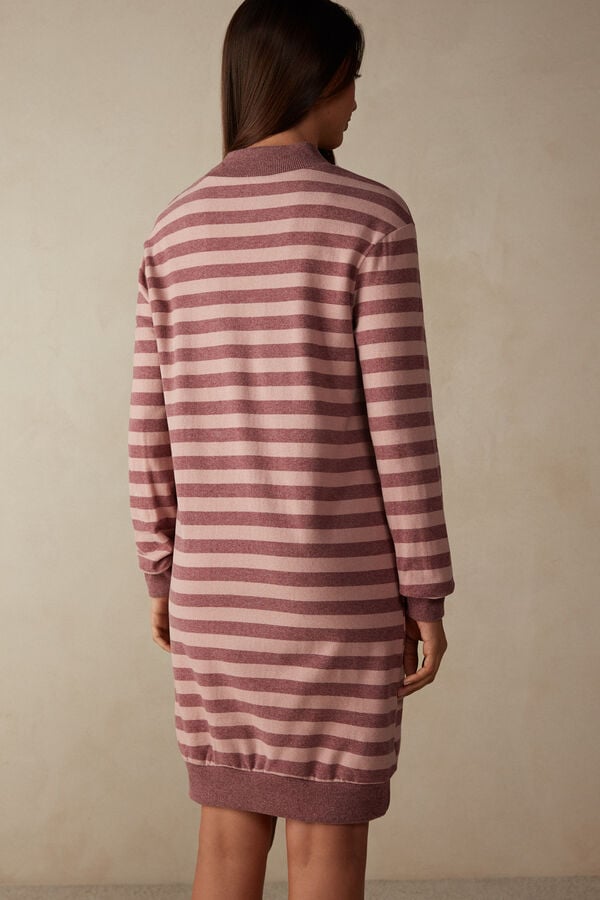 Intimssimi Winter Candies Striped Night Shirt Pink | USNEJ88710