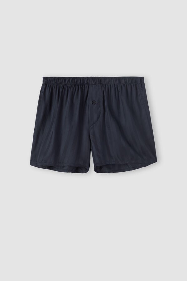 Intimssimi Woven Modal Boxers Blue | USEAH54908