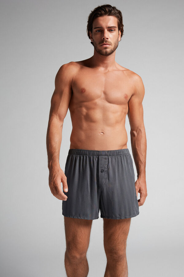 Intimssimi Woven Modal Boxers Grey | PUSQX77842