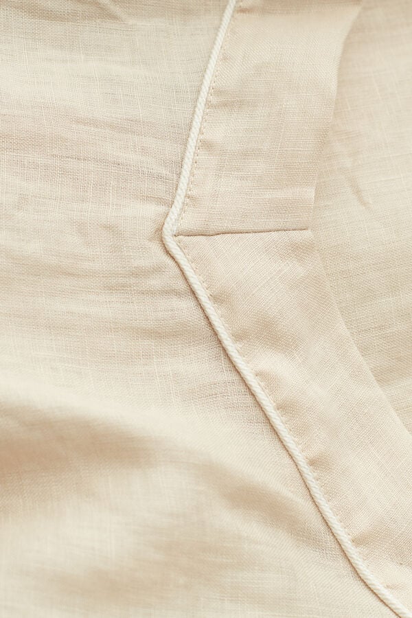 Intimssimi Yacht Night Linen Top Natural | USIIZ16021