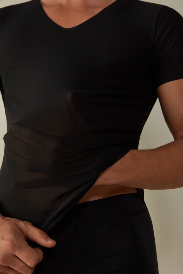 Intimssimi seamless Micromesh Top Black | AUSWC96864